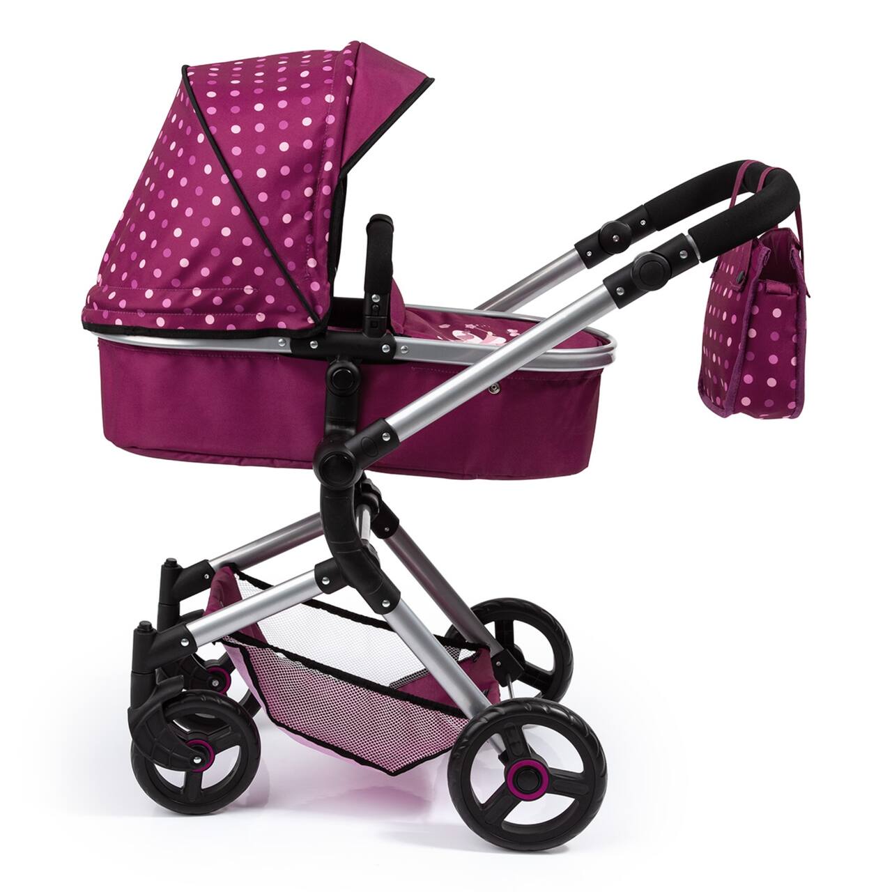 Bayer Design Neo Vario Dark Pink Baby Doll Pram Set